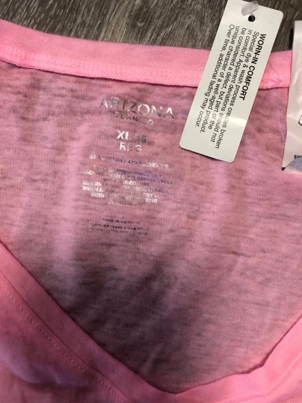 Light Pink V-Neck Tee